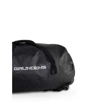 GRUNDÉNS "Shackelton" duffel bag i sort Trapaulin (105 liter), vandtæt taske