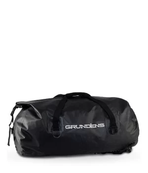 GRUNDÉNS "Shackelton" duffel bag i sort Trapaulin (105 liter), vandtæt taske