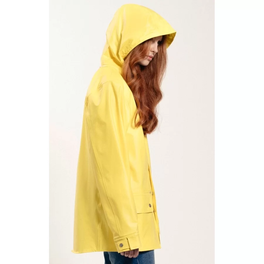 GRUNDÉNS Originals "Sandhamn 309" YELLOW retro rain jacket, heavy rain