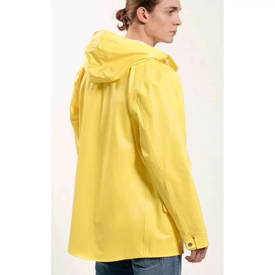 GRUNDÉNS Originals "Sandhamn 309" YELLOW retro rain jacket, heavy rain