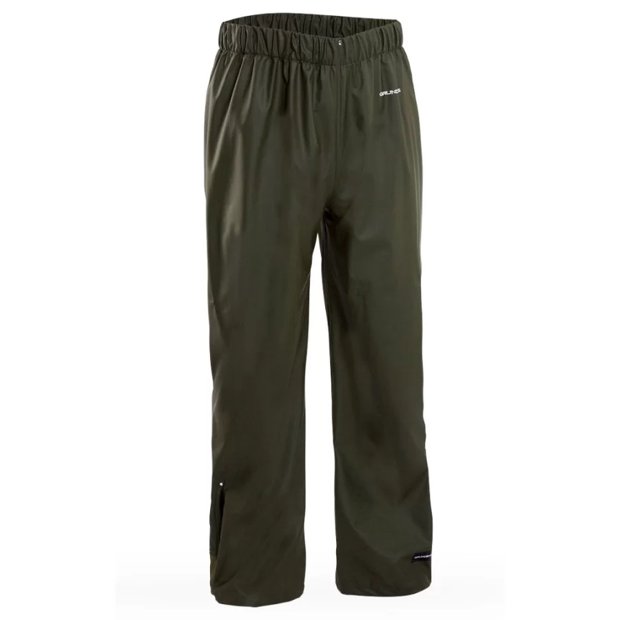 GRUNDENS "Fauna GRØN" luksus regnsæt i PU Stretch, unisex