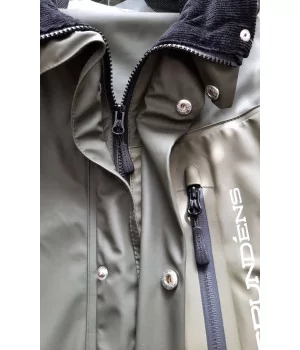 GRUNDENS "Fauna GRØN" luksus regnsæt i PU Stretch, unisex