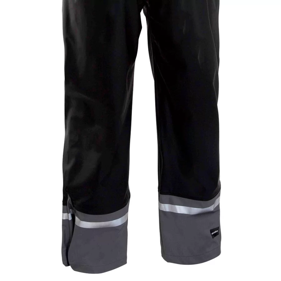 GRUNDENS "Sunnan BLACK" luxury rain set in PU Stretch